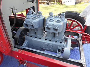 reo painted engine